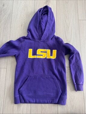 Purple Hooded Kids Sweatshirt